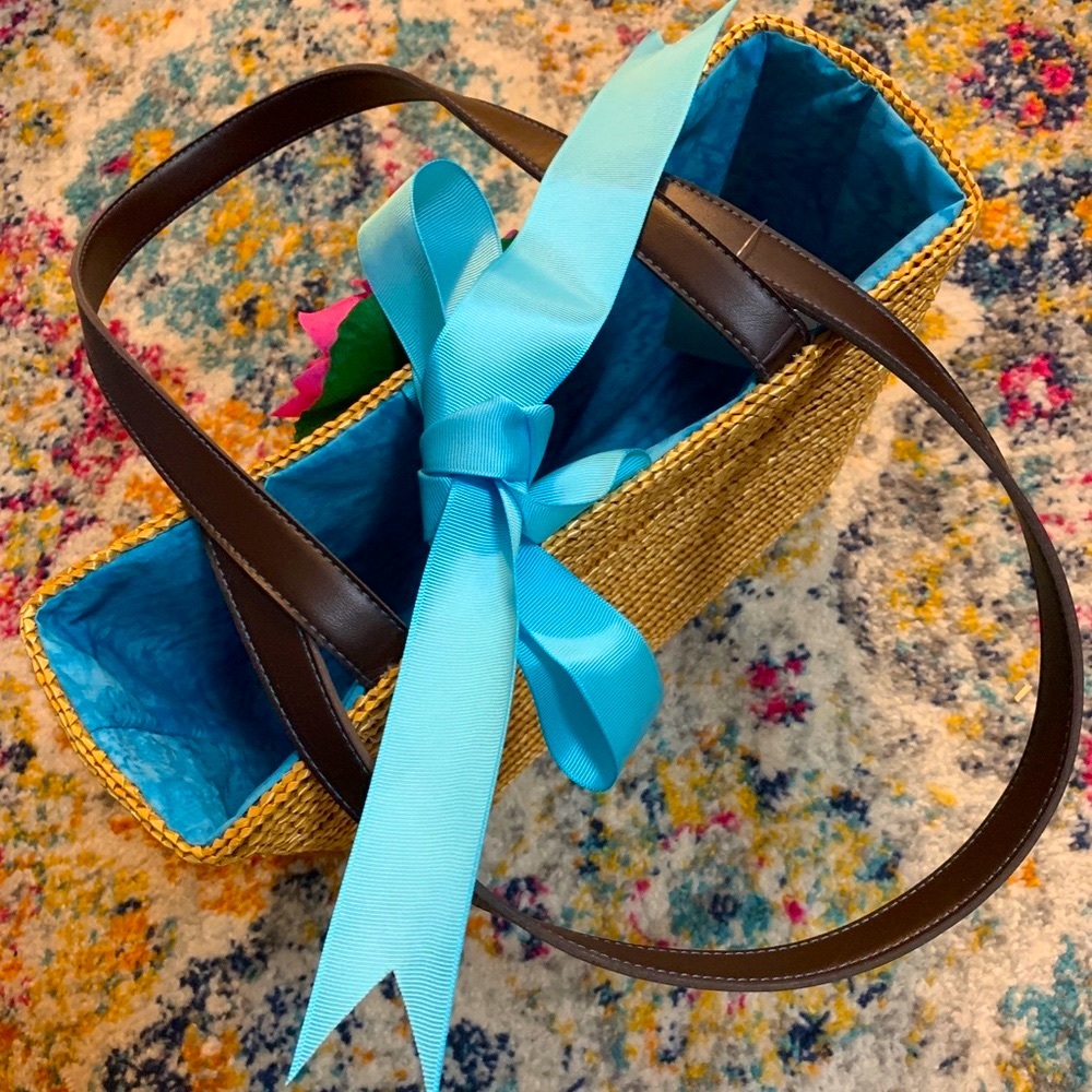 Rattan Wicker handbag tote
